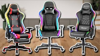 Diese RGB GAMINGSTÜHLEN können LEUCHTEN !