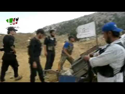 استهداف مقرات النظام المتمركزة على قمة النبي يونس بمدفع جهنم من قبل لواءأنصار الساحل وأحرار الشمال