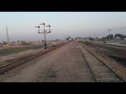 127up Maher Express ||Deprature In Near Muzaffergarh||Cross jhung Road Railway phateq