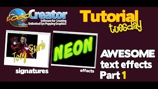 Text Effects With The Logo Creator - Part 1