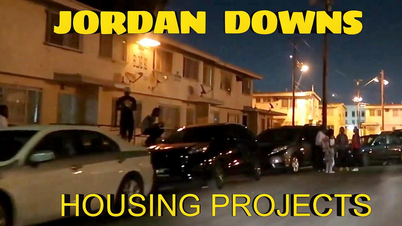 LOS ANGELES NOTORIOUS JORDAN DOWNS COMPLETELY GONE / A LOOK BACK / NOW AND THEN