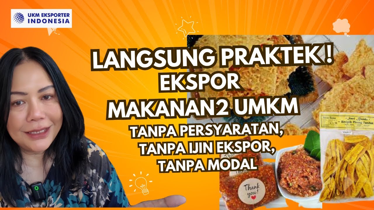 Practice right away! Export homemade MSME food, without export permits, without any requirements,