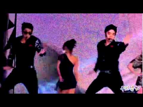 [Fancam] 111229 Wooyoung Junho 2PM Gayo Daejun - Every Little Step  Cut