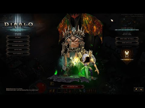 Diablo 3 Season 20 Start GR 108 Para 720(Low Gear/Dps) Frenzy Barb!!!No Coe/Solo Play only