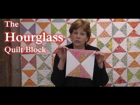 The Hourglass Quilt Block - Learn to Quilt!