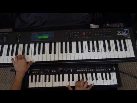 "Twin Peaks" The Return - Opening Theme Two Synths Keyboards