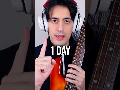1 day vs 10 years of playing bass 😮‍💨