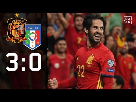 Große Isco-Show: Spanien - Italien 3:0 | Highlights | WM-Quali | DAZN