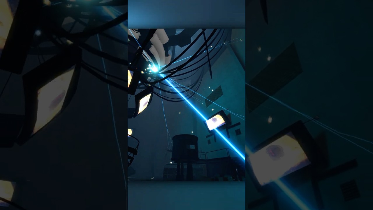 Portal: Prelude RTX-Less (UPDATE V1.2) - Ending (PART 5 - Laser Attack) | #shorts #portal #fyp #mods