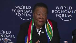 Davos 2020 - Press Conference South Africa