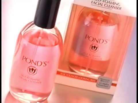 Pond's Self-Foaming Facial Cleanser 20s - United Kingdom, 1995