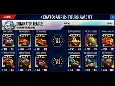 Jurassic World - Lucky 2V CERATOSAURUS Tournament (Last 2 Games Today No.1 5859Pt) 20160127