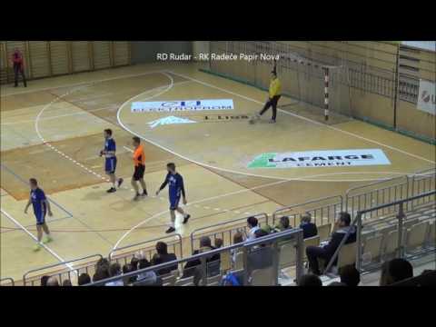RD Rudar - 20. krog 2016/2017 1.B DRL moški: RD Rudar - RK Radeče Papir Nova (18.03.2017)
