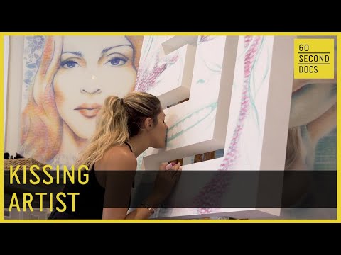 Artist Sells Pieces Made From 100% Lipstick