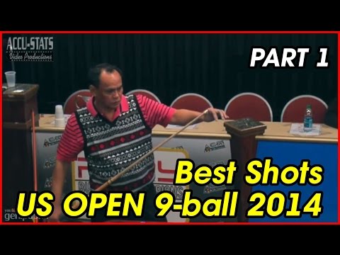 US Open 9-ball 2014 Best Shots | part 1