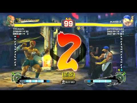 SSF4 AE Dhalsim (YHCmochi) vs Yun (gorirakagesuke) Japanese Ranking Match
