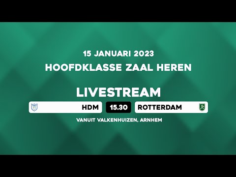 LIVE HK ZAAL - HDM vs Rotterdam (Heren)