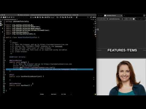 How To Assert Css Font Size Tutorial Selenium Testng Java