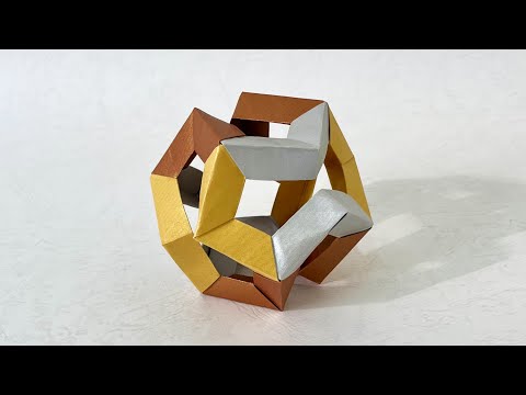 Dodecahedron (magic frame) by J.H.Chen【Tutorial】