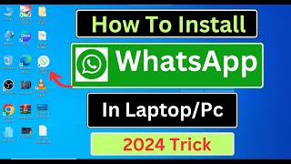 How to install whatsapp in laptop and pc I whatsapp laptop me kese download kare 2024