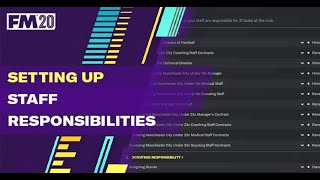 How to set up Staff Responsibilities on FM20