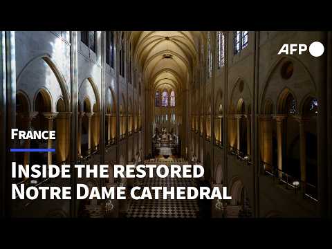 A look inside the restored Notre Dame cathedral | AFP