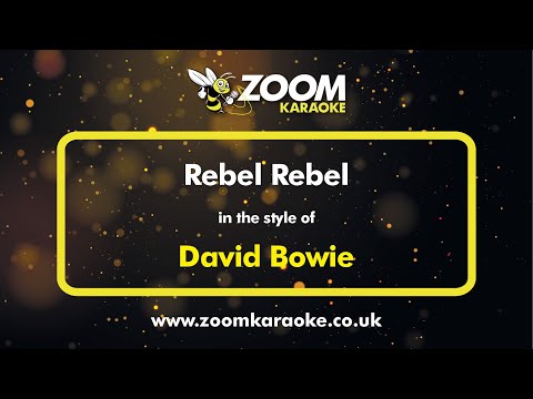 David Bowie - Rebel Rebel - Karaoke Version from Zoom Karaoke
