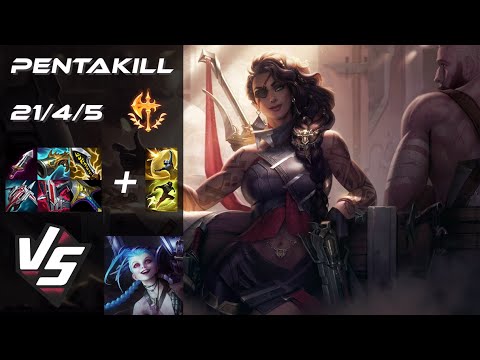 BOTTOM Samira vs Jinx [PENTAKILL] - NA Challenger Patch 26.1