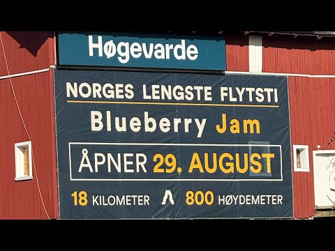 My first ride in Norway’s longest flow trail (2 out of 2) Blueberry Jam in Høgeverde Flå, Norway