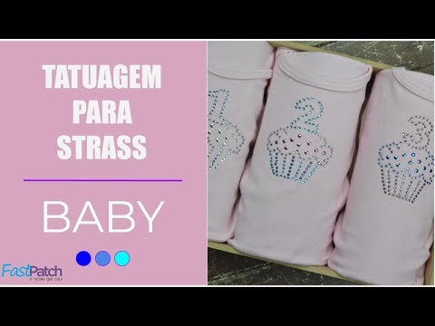 Tatuagem de Tecido Strass Fast Patch