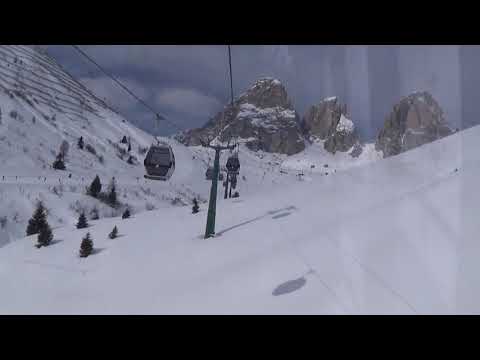 Risalita integrale cabinovia Agamatic "Pradel Rodella - Salei" - Campitello (TN) / telegondolă