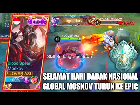 WELCOME TO EPIC ABADI, GLOBAL MOSKOV SIAP MEMBANTAI PLAYER EPIC HEHE - MOBILE LEGENDS