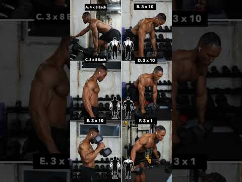Dumbbell PULL Workout (No Bench) #1