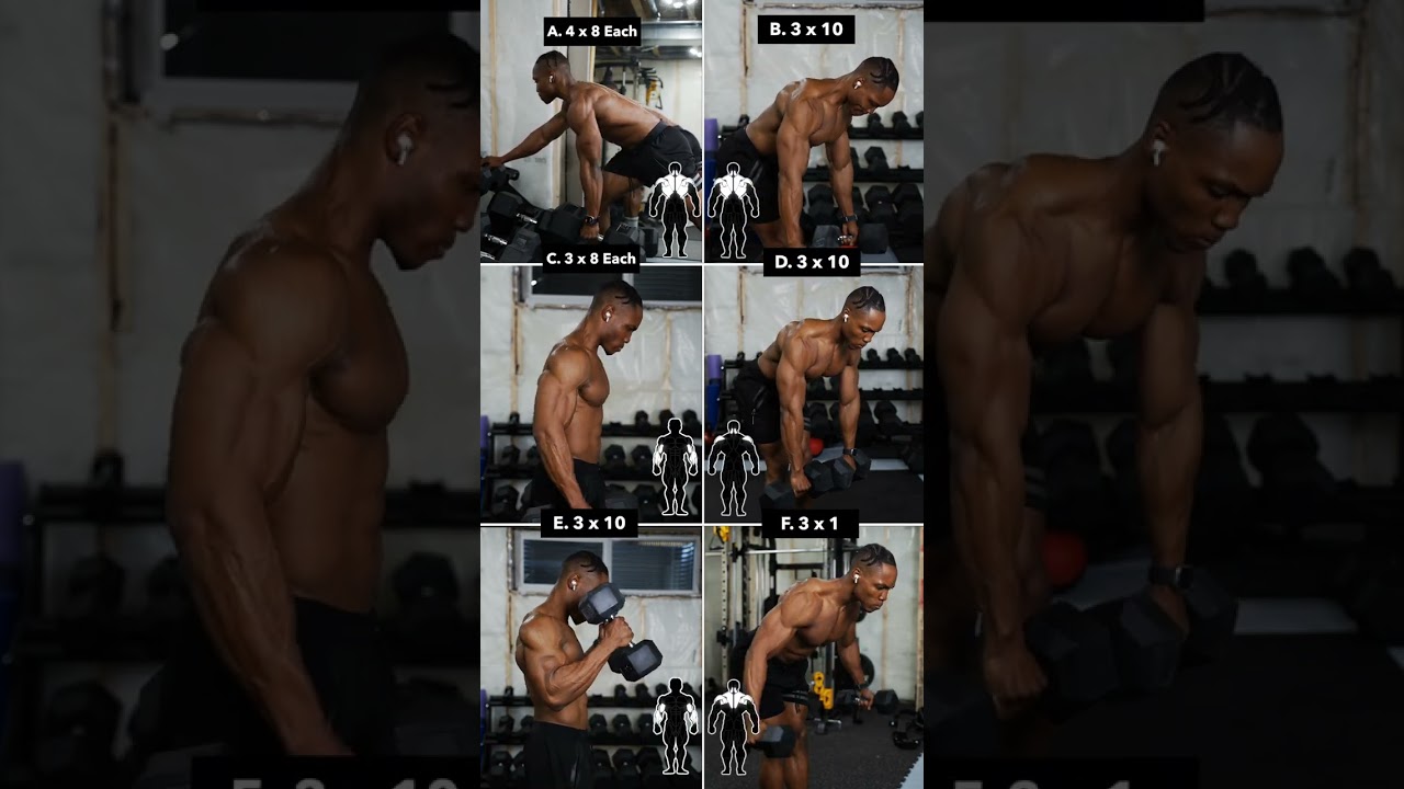 Dumbbell PULL Workout (No Bench) #1