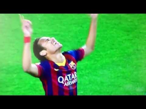 Neymar goal - 30yard screamer against Rayo Vallecano
