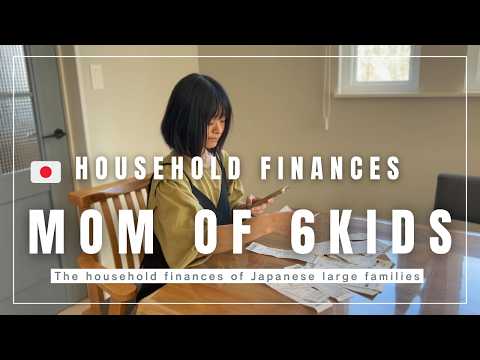 【Daily life in Japan】Mom of 6 kids | Household finances | 38 years old mom's real life |