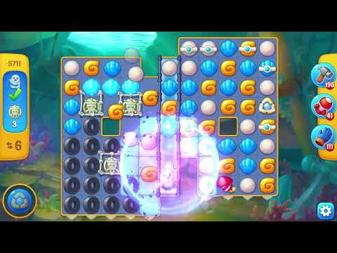 Fishdom 5711 Level - 16 moves - NO BooSTERS