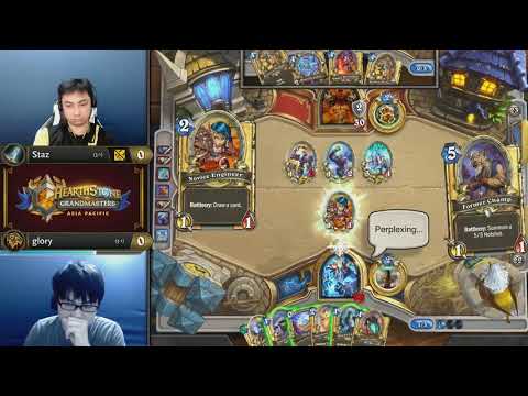 Staz vs glory - Hearthstone Grandmasters Asia-Pacific S2 2019 - Week 3