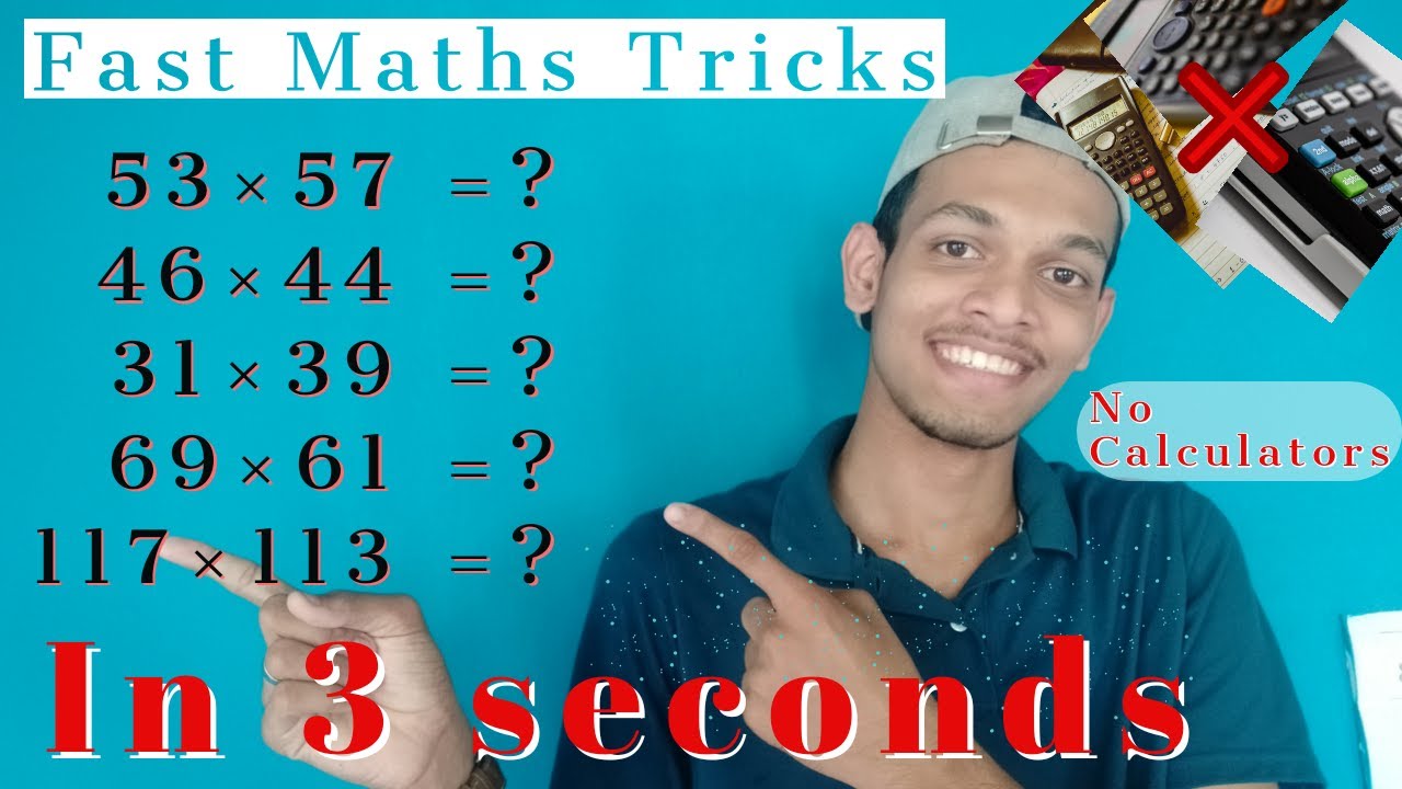 Fast Math Tricks Multiply 2 Digit No having Same Tens Digit & Ones Digits Sum is 10 | Vedic Ganit