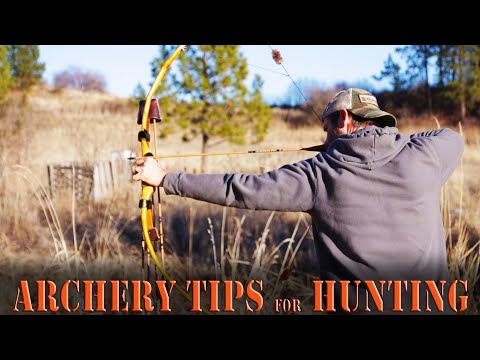 Recurve and Longbow Shooting Tips - For BOW HUNTING!