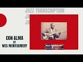 Con Alma by Wes Montgomery Jazz Guitar Tab Transcription
