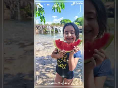 com minha família na cachoeira Santa Helena Caiapônia - Go