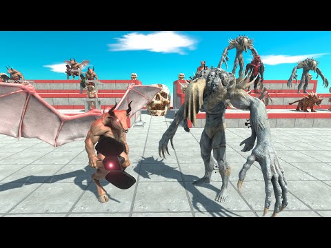 ⚡ Old & Remastered Minotaur vs Inferno Faction on Tournament - 🦖 Animal Revolt Battle Simulator 🦕