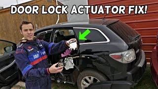 MAZDA DOOR DOES NOT LOCK UNLOCK FIX. DOOR LOCK ACTUATOR REPLACEMENT MAZDA 2 3 5 6 CX-3 CX-5 CX-7