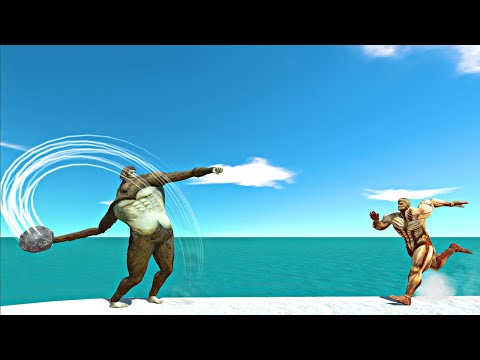 Beast Titan vs Armored Titan - Animal Revolt Battle Simulator