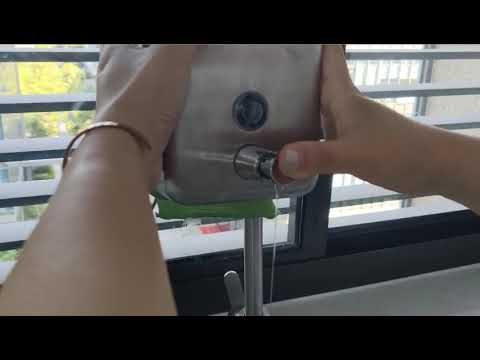Itradeimex silver ss manual soap dispenser 500ml, dimension/...