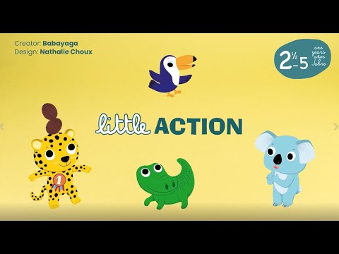 Little action, an action game,  from 2 ½ and over