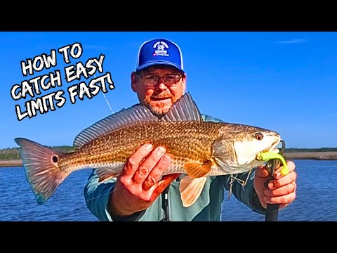 Do THIS! To Catch EASY REDFISH LIMITS! This Deadly Lure Combo Works Every Time!