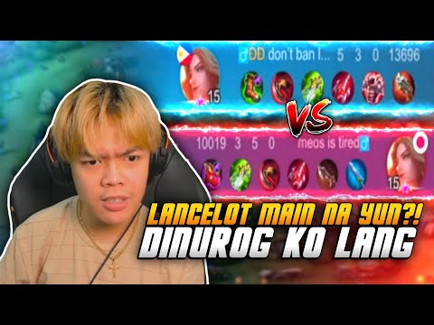 TRASHTALKER NA LANCELOT MAIN DINUROG NI KINGJASRO (LANCELOT VS LANCELOT) INTENSE MATCH!! - MLBB