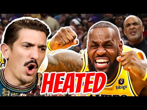 Schulz REACTS To Lebron James HEATED After NO-CALL At End Of Fourth Quarter